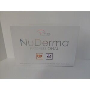 Pure Daily Care NuDerma Professional High Frequency Skin Therapy Wand Neon Argon